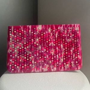 Christian Louboutin | NV Clutch Pat Glitter / Spikes
